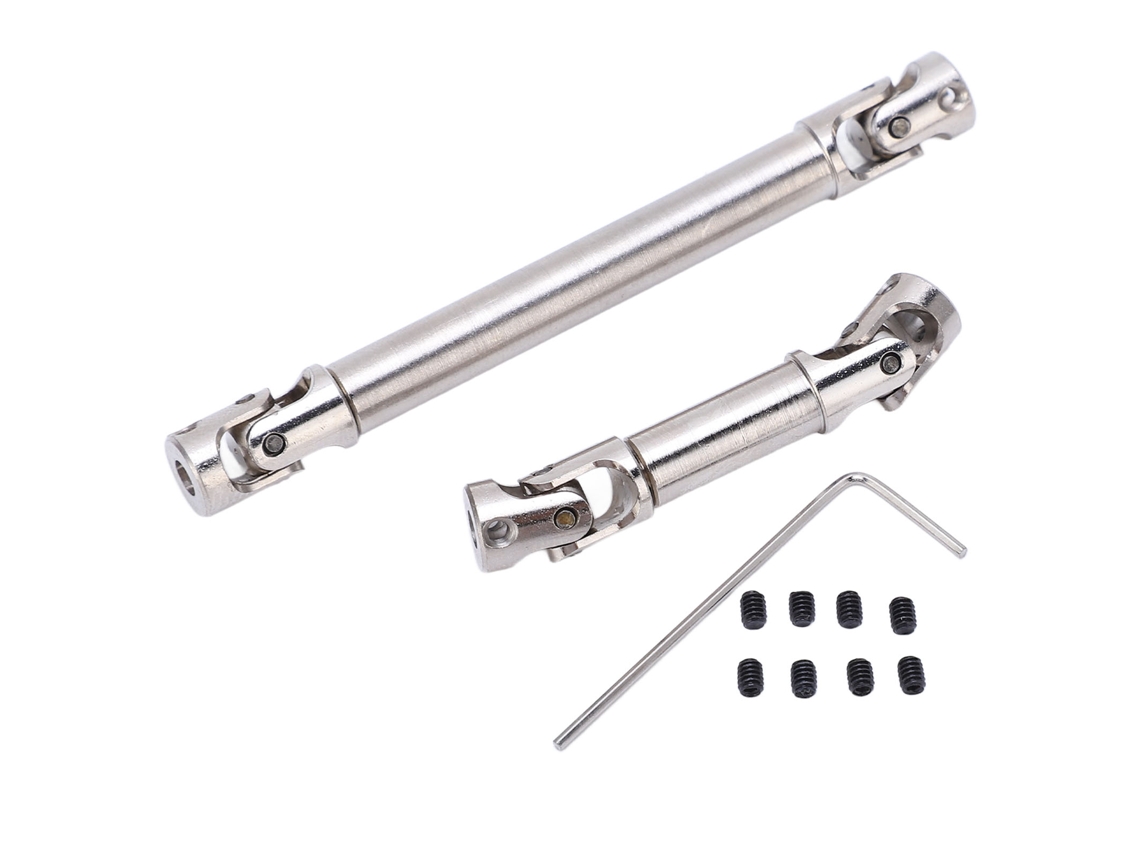 Conjunto De Eje De Transmisión Central De Acero Cnc Para Coche Oruga Axial Scx24 Jt Gladiator 1/24 (2 Unidades)