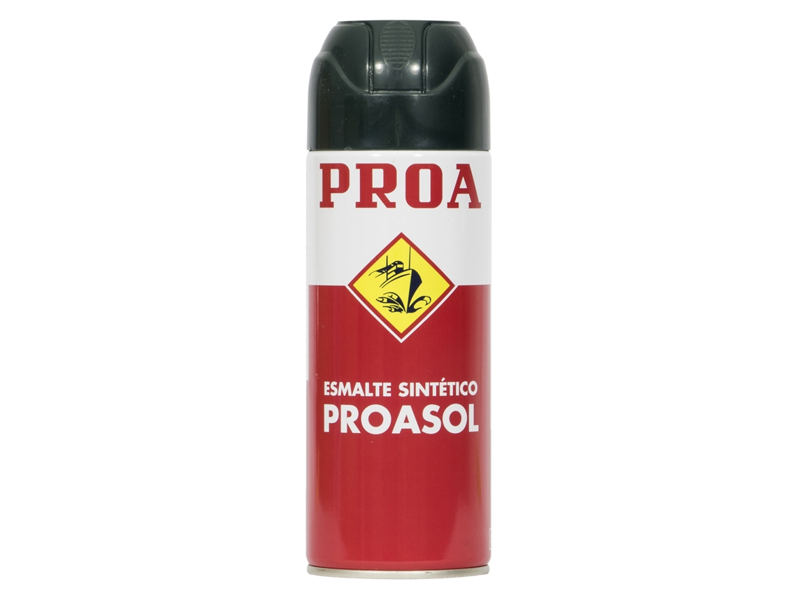 ESMALTE SINTÉTICO EN SPRAY Esmalte de secado rápido y gran dureza en spray PROASOL PROA 400 ML Verde Inglés RAL 6009