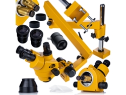 Microscopio trinocular Neptune Pro Msnp-t-wdms3-o – Zoom 7-45x | Sistema óptico Greenough | Ideal para electrónica
