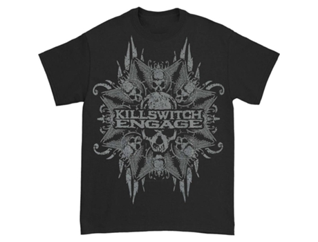 Camiseta ROCKINSTONE Killswitch Engage Estrella de la Muerte (M)