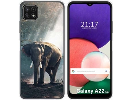 Carcasa Samsung Galaxy A22 5G TUMUNDOSMARTPHONE Elefante Multicolor