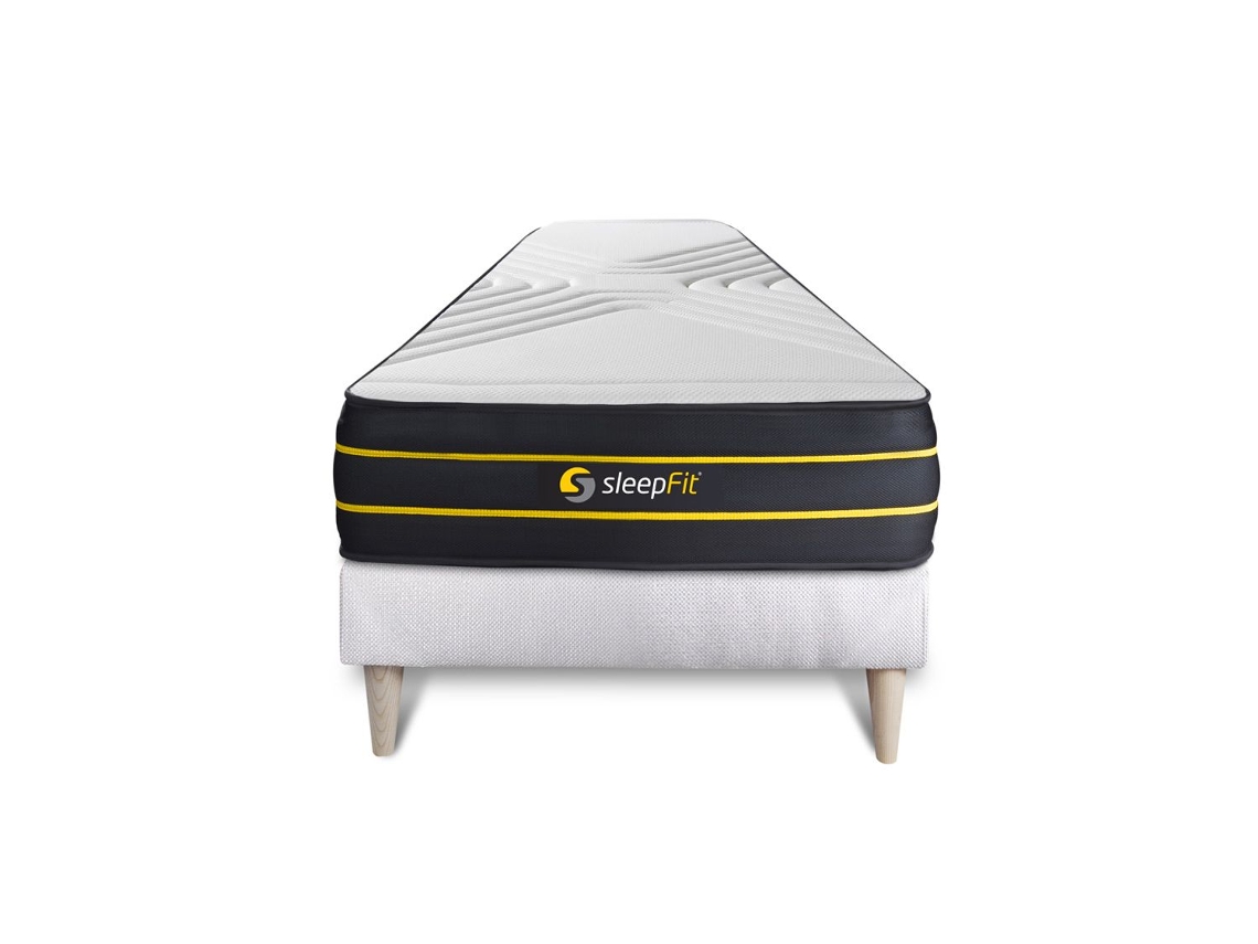 Canapé de Matrimonio Ultra Mola Ensacada Memoria SLEEPFIT Espuma con memoria Blanco (90x200)