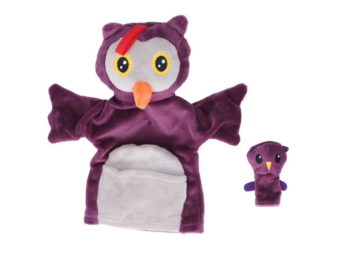 Marioneta De Mano De Búho De Peluche Para La Interacción Entre Padres E Hijos - Juguete Infantil