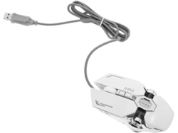 Ratón Gaming Rgb Cable Ergonómico Iluminación Programable Pc Oficina Profesional Blanco Plata Uso