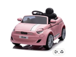 Coche Eléctrico Infantil - Fiat 500e 12V - 1 a 5 años - Rosa