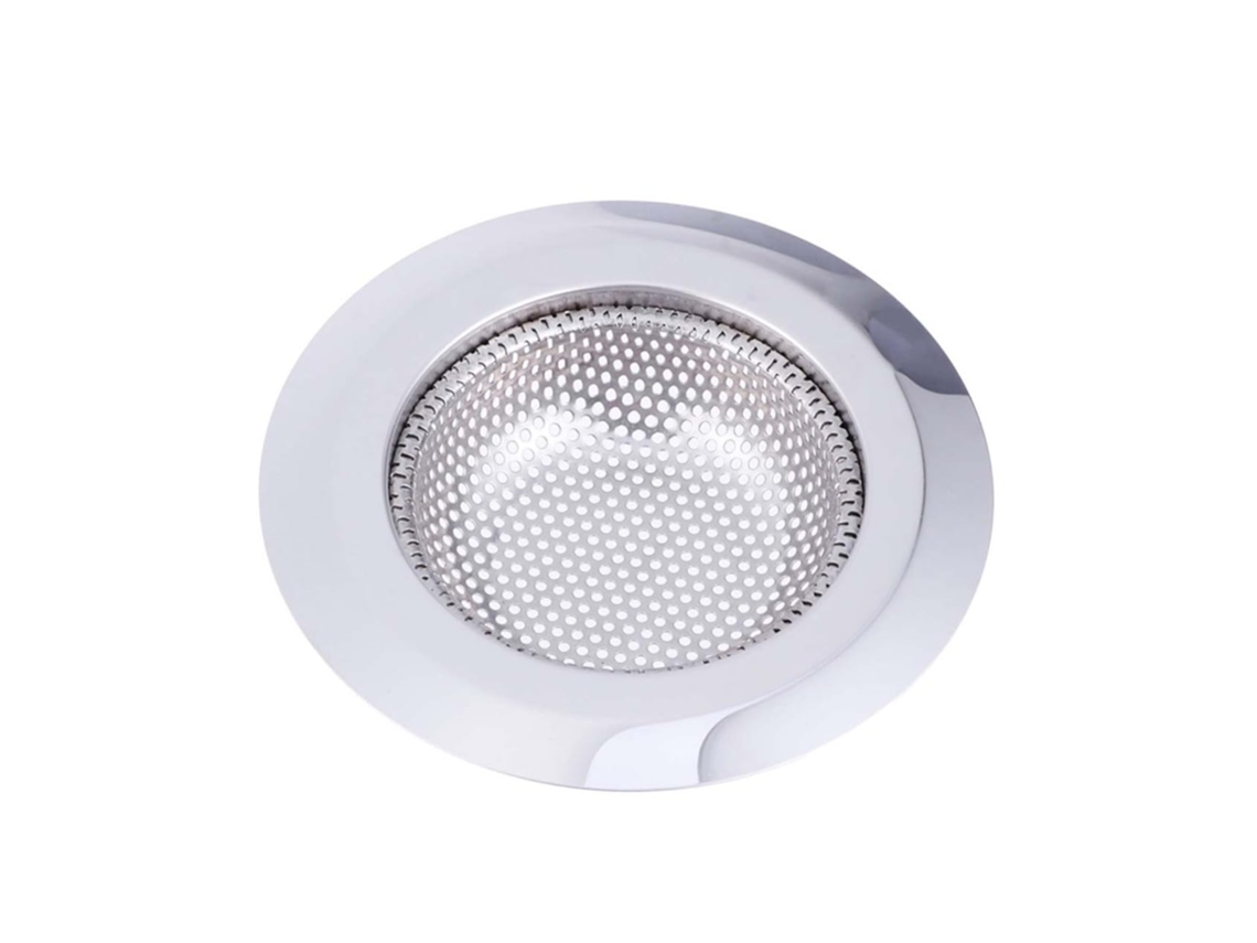 Colador De Fregadero De Cocina Ovalado De Acero Inoxidable Plateado, Colador De Desagüe 11