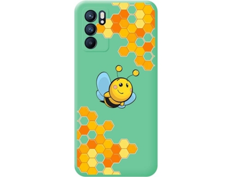 Carcasa Oppo Reno 6 5G TUMUNDOSMARTPHONE Abeja Verde