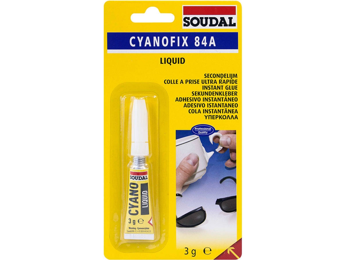 Acrilato Instantáneo para Uso Universal SOUDAL 3Gr 100072