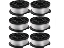 Carrete profesional para recortadora de césped, sistema de alimentación automática para un corte ininterrumpido, compatible con los modelos Black Decker, diseño