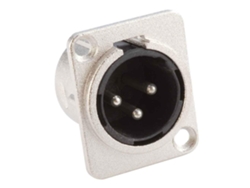 Conector Xlr Macho Panel 7838