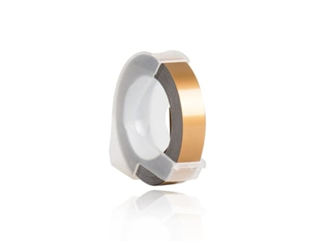 Cinta Adhesiva Plástica Dymo 3D (Compagne Color Oro - 12 Mm)