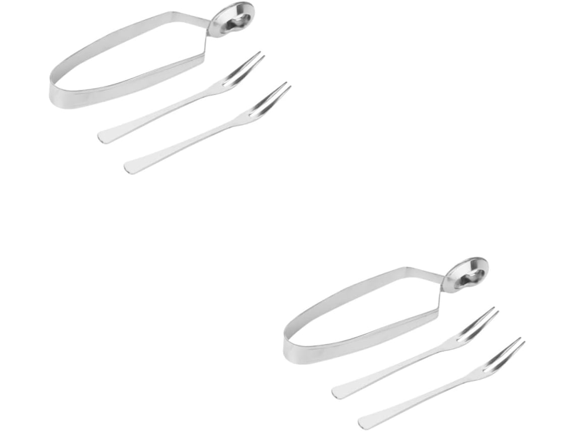 Utensilios Pequeños Para Servir. Fabricados Con Material Resistente Y Práctico. Pinzas Metálicas Para Alime...