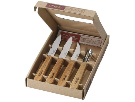 Juego con 4 Cuchillos OPINEL
