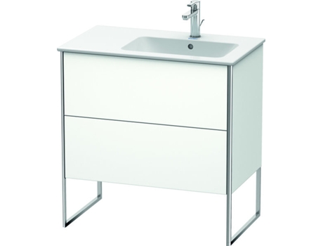 DURAVIT XSquare Vanity unit vertical 81.0 x 47.8 cm, 2 cajones, para lavabo ME de Starck 234683, bol a la derecha