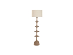 Lampara Pie Mango Lino Natural 50x50x169cm
