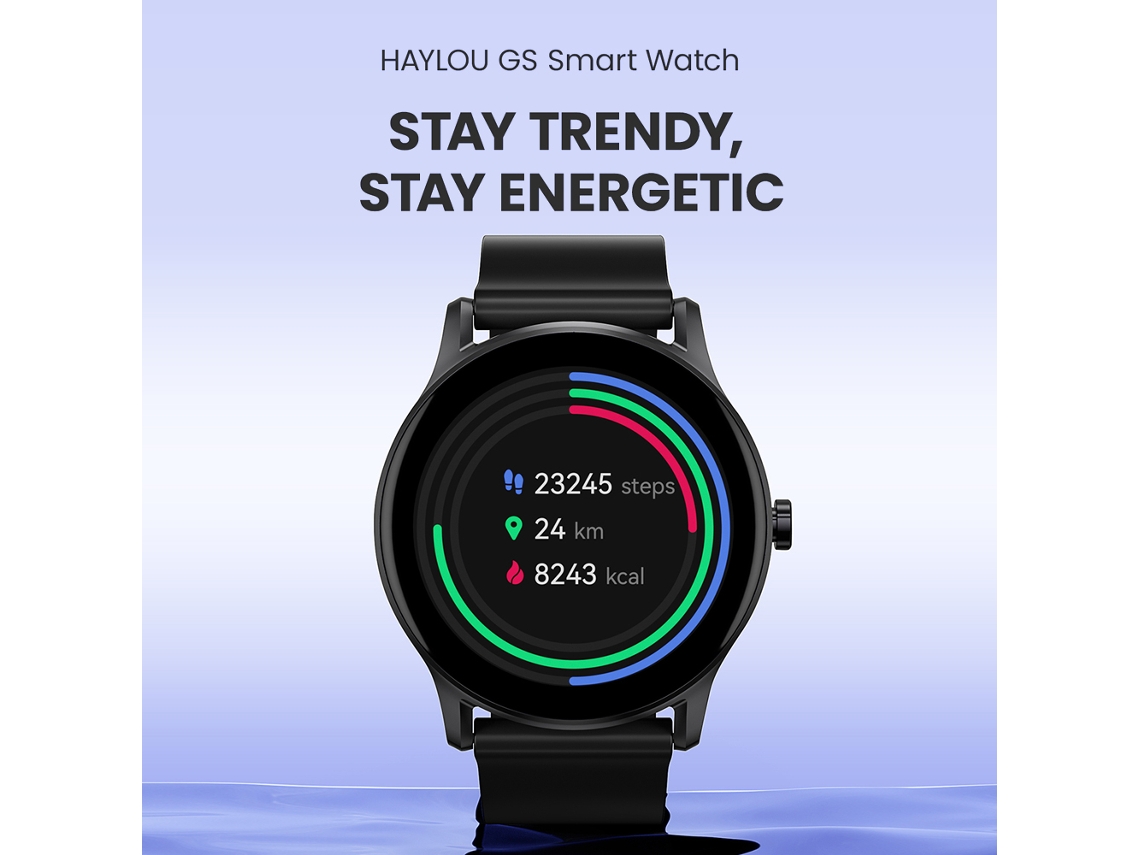 Reloj Inteligente Haylou Gs-ls09a, Ligero (38 G), Resistente Al Agua Ip68, 12 Modos De Entrenamiento, Excelencia Y Belleza.