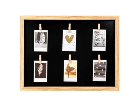 Adventure MDF frame, 3 clamps, 40x30 cm, nature