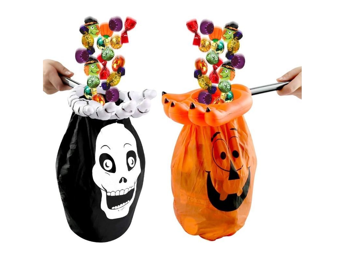 Bolsas Para Dulces De Halloween, 2 Unidades. Bolsas Para Dulces Y Recuerdos De Fiesta.