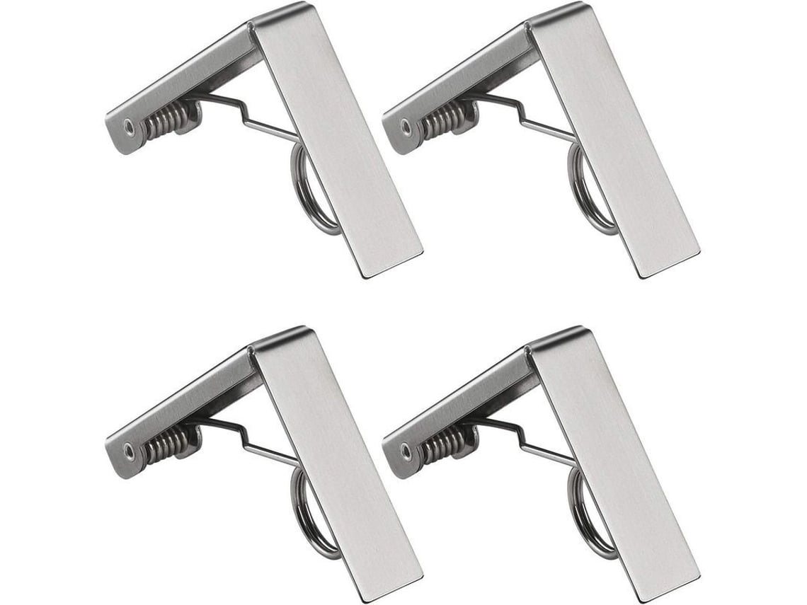 Pinzas De Acero Inoxidable Para Manteles, Pinzas Con Resorte Para Restaurantes, Picnics Y Fiestas.