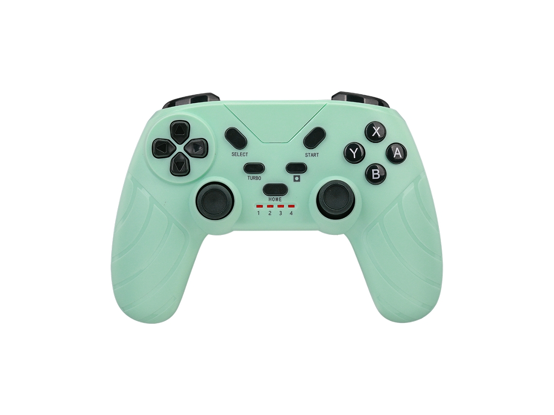 Mando inalámbrico Bluetooth Pro 6 en 1 para Switch 2, PC, Android TV e iOS, con sensor de movimiento y doble vibración, color verde. Aeuzwr