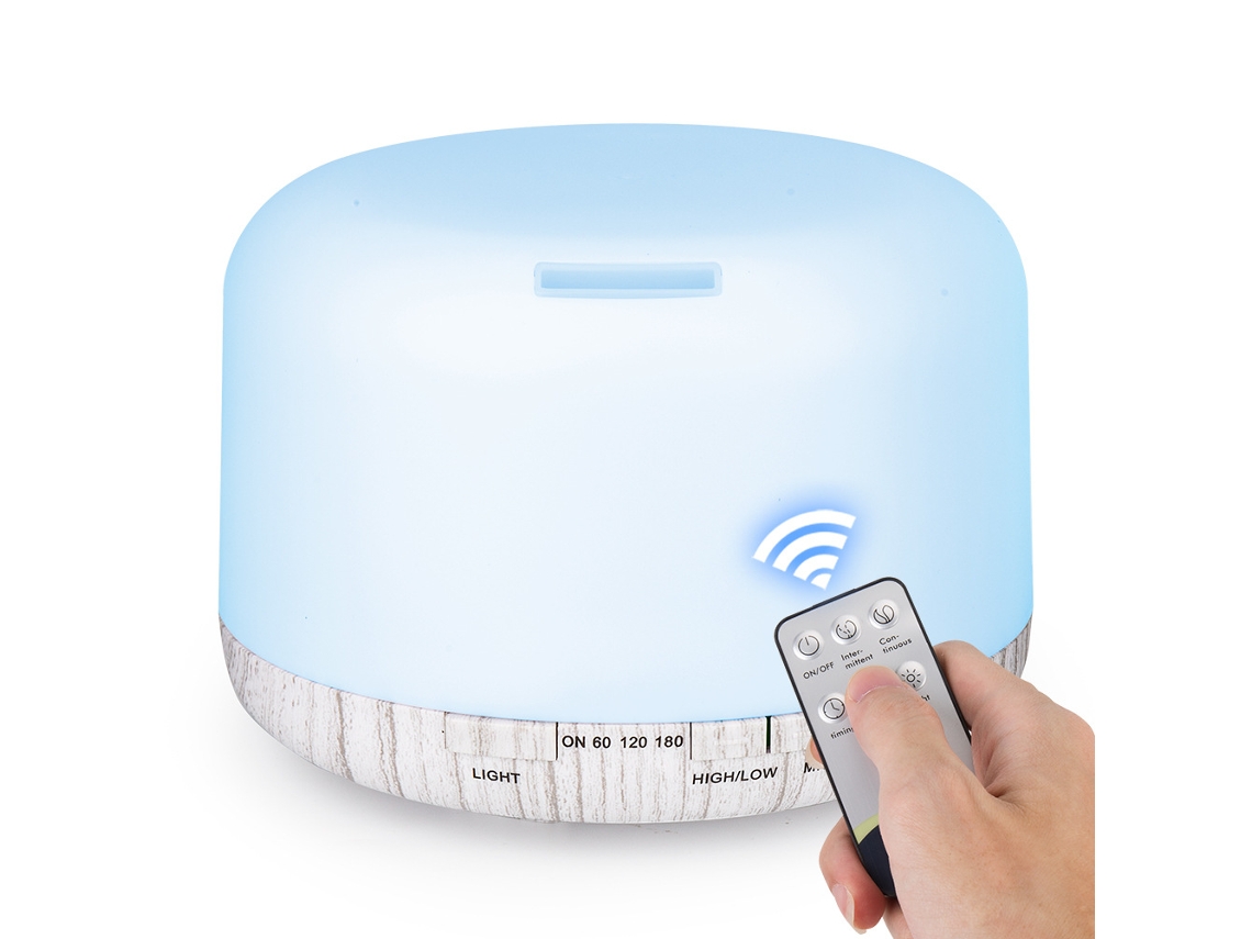 Humidificador de aire para el hogar de 500 ml, difusor de aceites esenciales con control remoto Cuich
