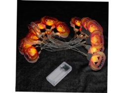 Luces de cadena con forma de calabaza para decoración de Halloween, lámpara de calabaza, iluminación Gokoco.