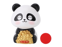 Adorno Solar De Panda Para La Suerte Y La Prosperidad, Decorativo Para El Salpicadero Del Coche Y El Hogar.