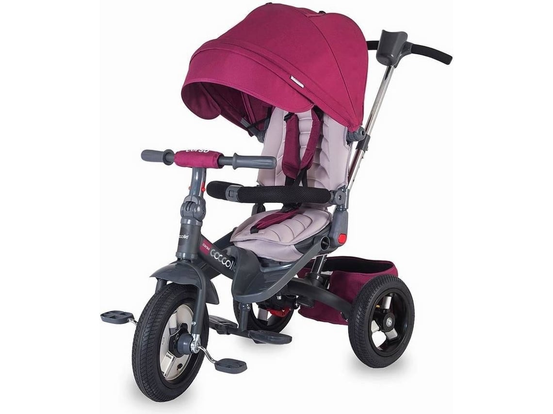 Triciclo Infantil COCCOLLE Corso Morado (79x53x100 cm)