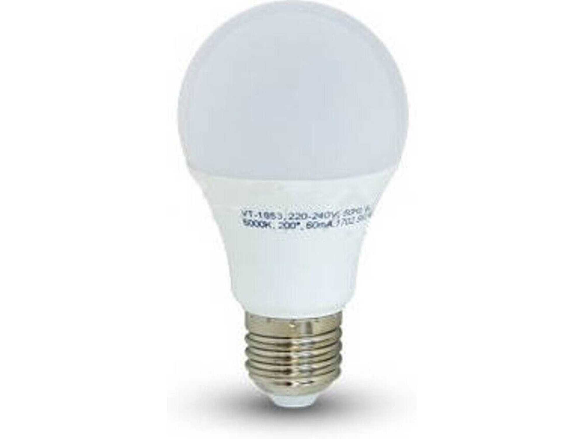 LÂMPADA LED V-TAC E27 10W»60W 2700K 806L
