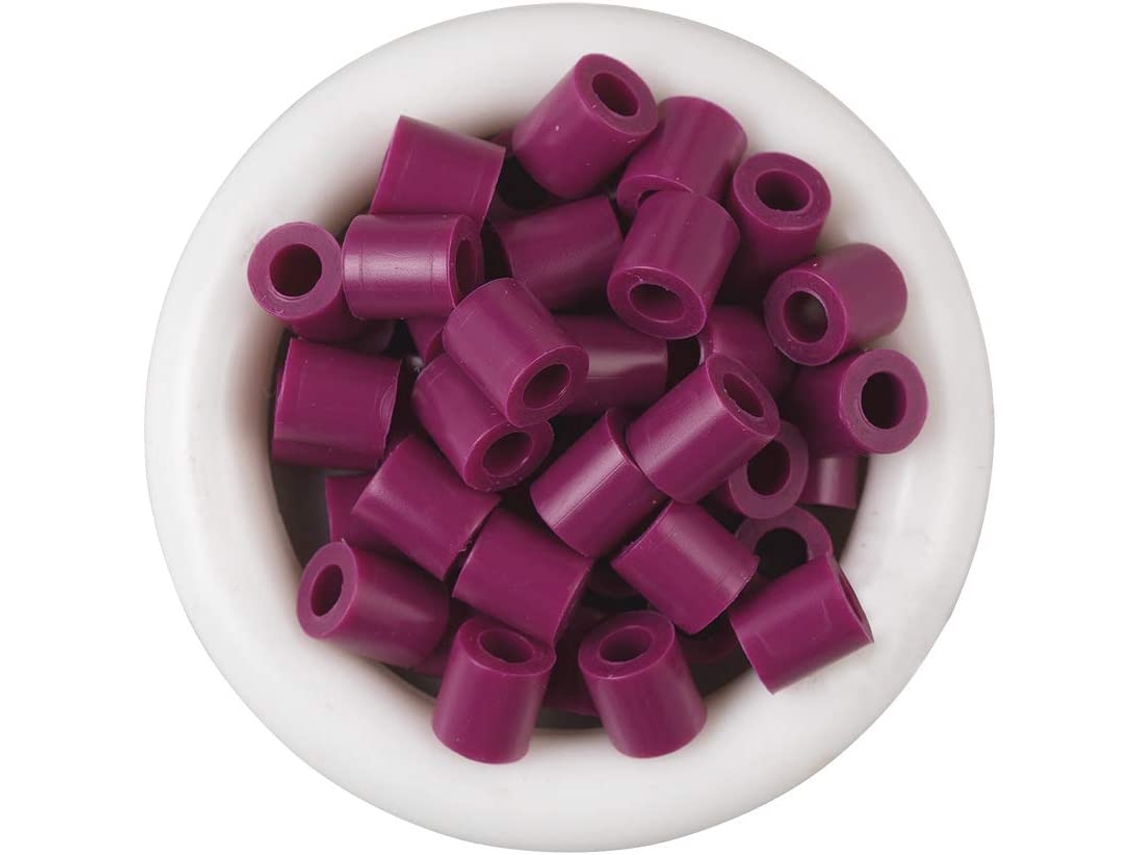 Juego de Mosaicos HAMA Set de Cuentas de Plastico midi plum (1000 Peças - Morado)