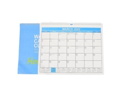 Calendario de pared de papel y hierro para uso doméstico ALLINLESS