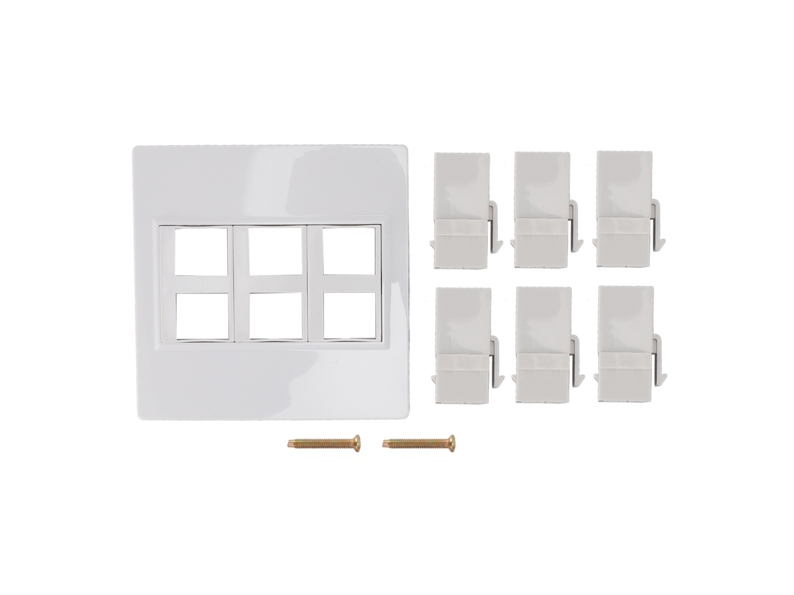 Placa De Pared Usb 3.0 Con 6 Puertos De 5 Gbps Para Carga Y Transferencia De Datos.