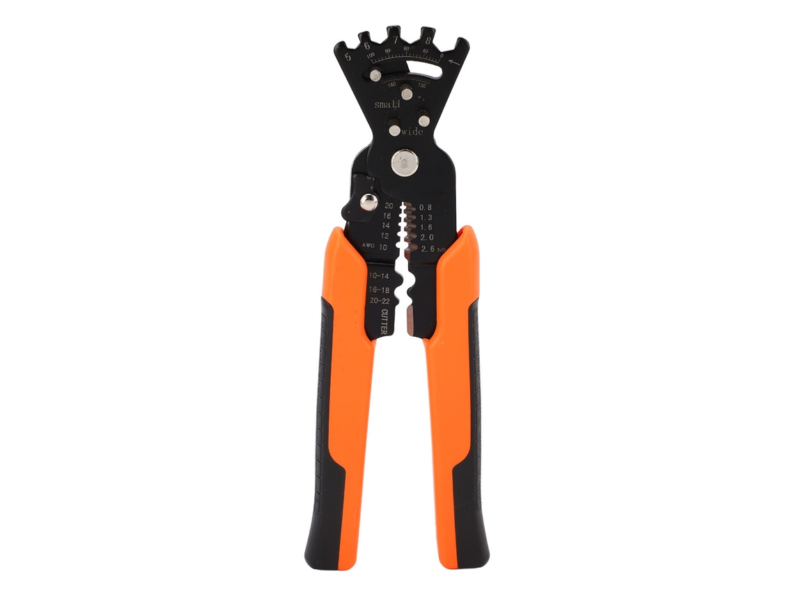 Alicate De Pelado Y Corte De Cable Rojo Naranja Multifuncional Para Electricistas Pelacables Y Separadores De Alambre