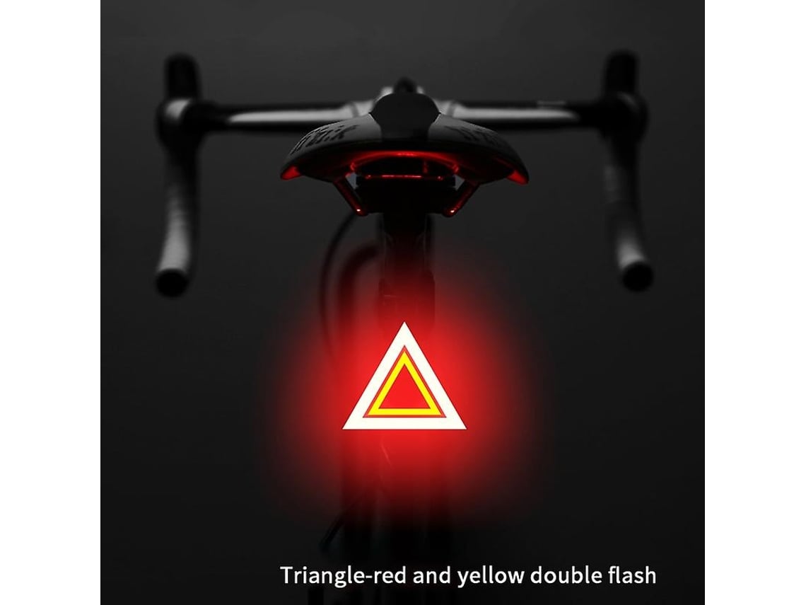 Rebe-luz Trasera Bicicleta Led Carga Usb 5 Modos Impermeable Ipx2 Para Mtb Carretera Alerta Seguridad D