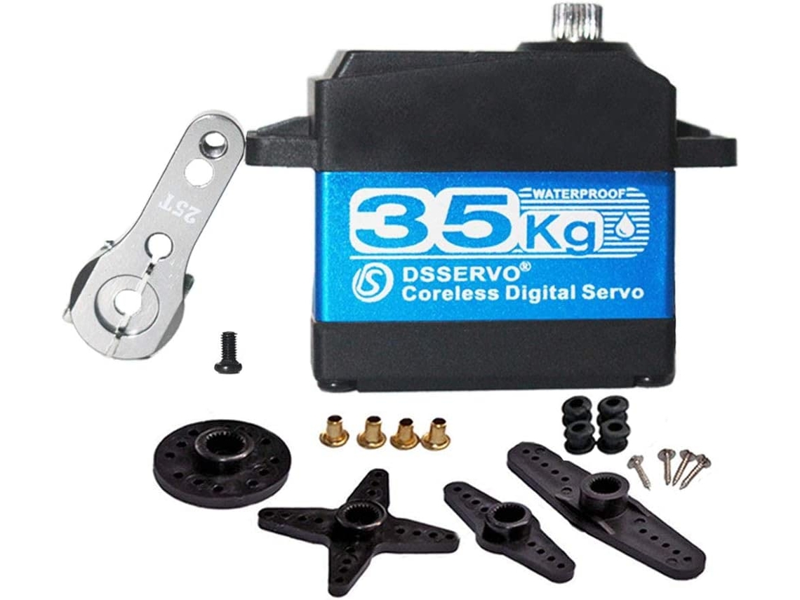 Pieza para Teledirigidos DS3235 PRO 7.4V 35KG Digital Coreless Servo Motor con levas 18T