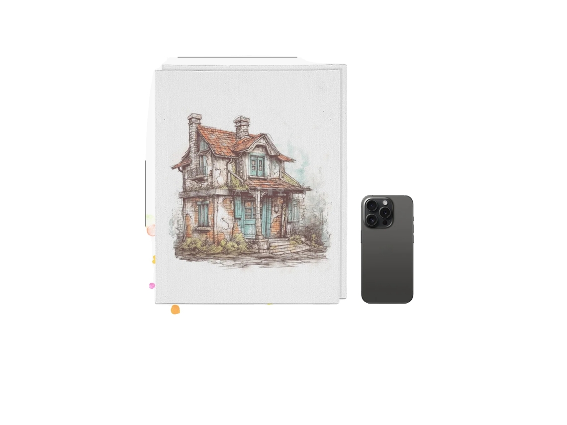 Lienzo para pintar, paquete de 24 paneles premium, material de arte versátil, 11 x 14 pulgadas, 48 piezas OEM
