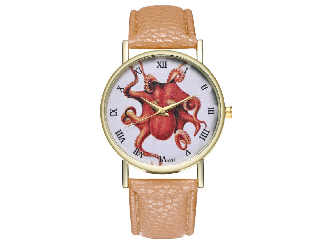 Elegante Reloj De Pulsera Unisex De Cuarzo, Duradero, Diseño Moderno, Amarillo.