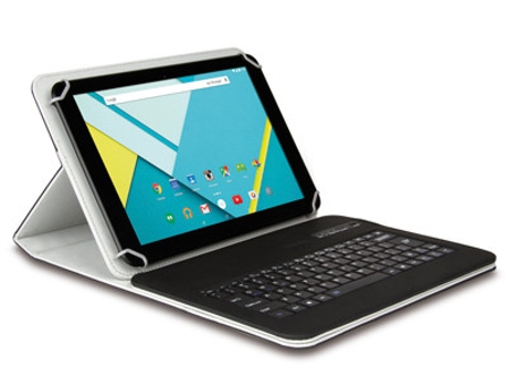 XPADCV101KBT2 teclado para móvil Negro Bluetooth QWERTY HAMLET