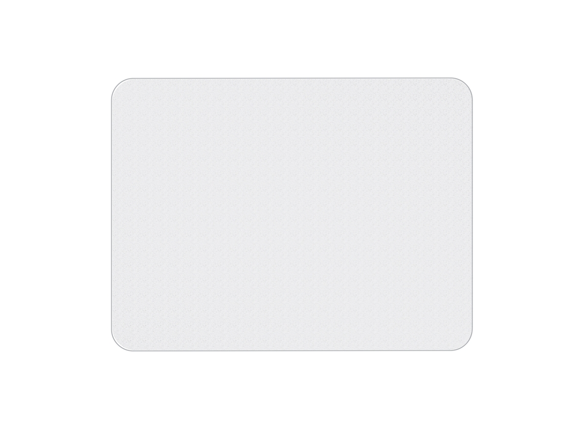 Alfombrilla rectangular antideslizante para silla de oficina, de plástico transparente, 90x120cm
