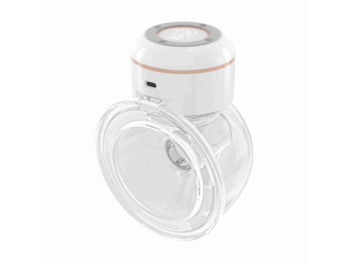 Bomba tira-leite portátil elétrica Sem Mao com 4 modos, 12 níveis de sucção e bateria integrada de 180ml.