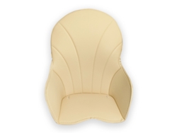 Asiento elevador Eifson para trona, tapizado de piel sintética (beige)