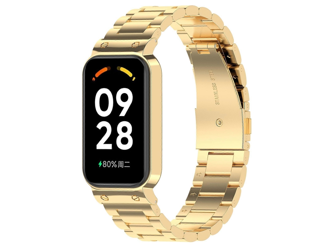Pulsera de acero con tres cuentas para Redmi Band 2