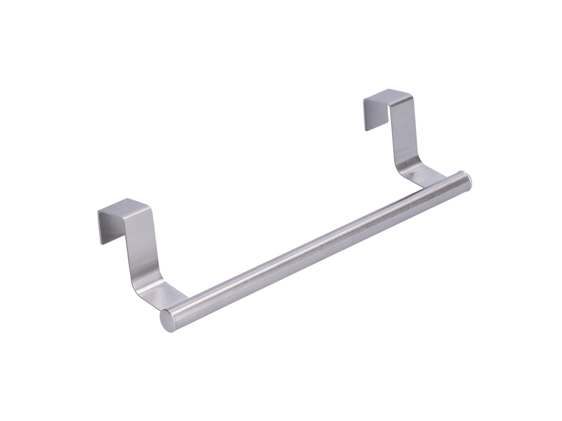 Toallero De Acero Inoxidable Sin Orificio Para Puerta De Armario De Cocina, Baño, 23,5 Cm, Soporte Resistente.