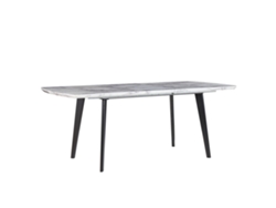 Mesa de comedor BELIANI Mosby de MDF Blanco 90x200x77