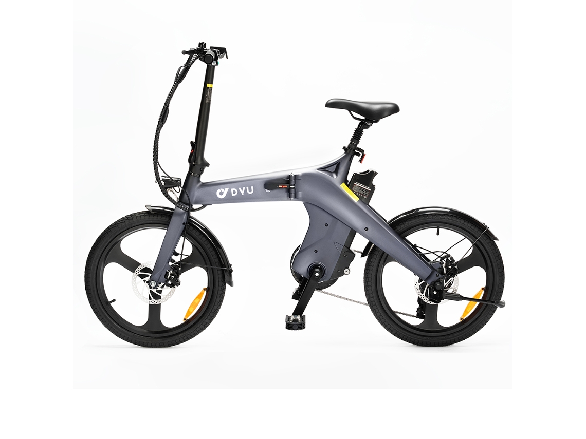 Bicicleta Eléctrica Plegable Duy T1 - Motor De Alta Velocidad De 36 V Y 250 W, Autonomía De 45-55 Km, Cuadro Ligero De Aleación De Magnesio Para Despl
