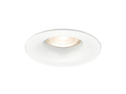 BRAYTRON Tetra-D Spot Aking, redondo, blanco, fijo, 88 mm de diámetro, aluminio