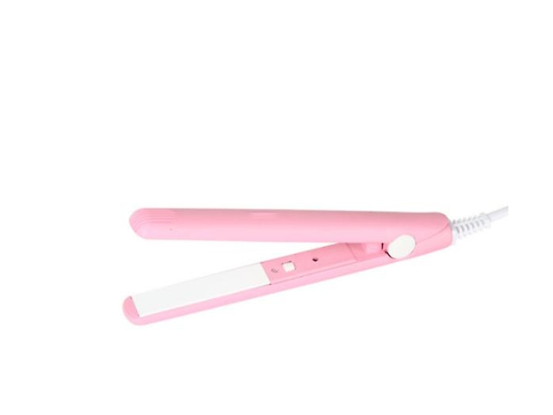 Plancha de pelo 2 en 1, Mini plancha de pelo Cerámica turmalina, placa de belleza, plancha plana, rizador de calor para salón YEMAESRE
