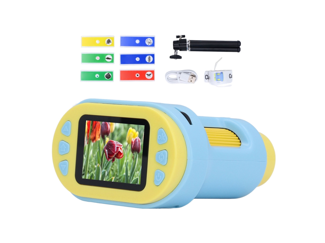 Microscopio Digital Portátil Bolsillo Cámara Para Niños Telescopio Microscopio