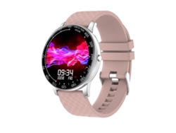Reloj inteligente rosa con monitor de presión arterial y frecuencia cardíaca, resistente al agua IP67, Zf0873 Ly Ebike
