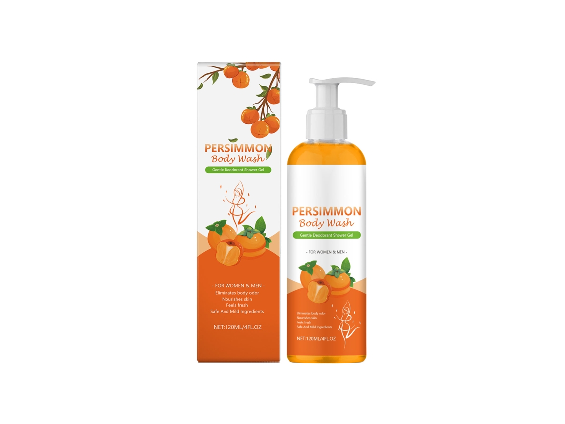 Gel de ducha nutritivo con aroma a naranja, limpieza suave e hidratación.